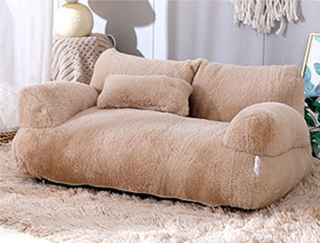 Luxury Pet Sofa & Bed with Pillow- Sizes M / L / XL / XXL