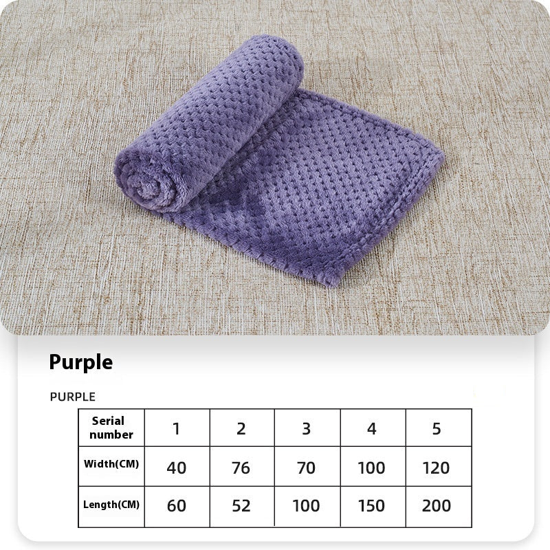 Fleece Pet Blanket / Throw - Various Sizes & Colours