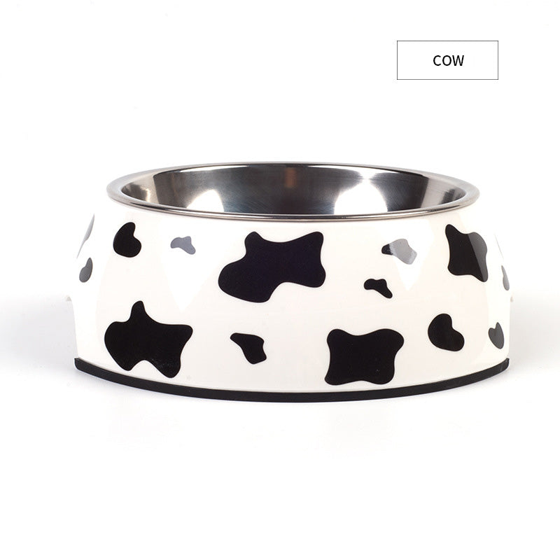 Stylish Pet Bowl with a Stainless Steel Inner Bowl
