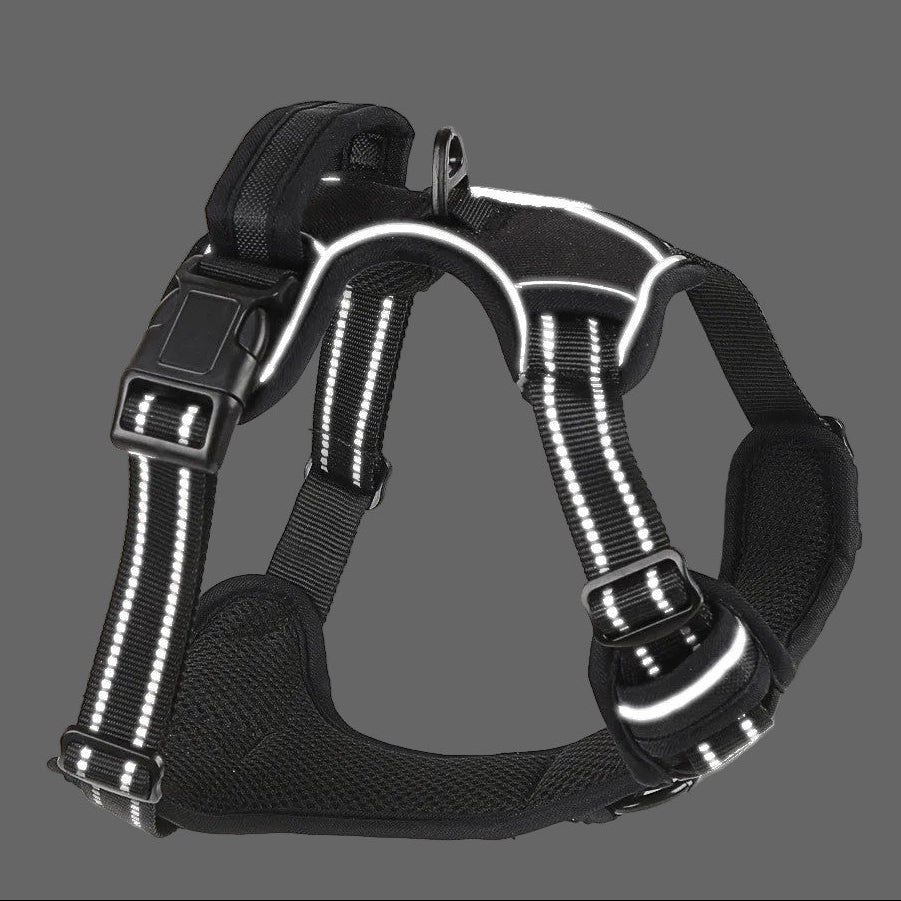 No Pull Dog Harness - Breathable Reflective Pet Harness Vest