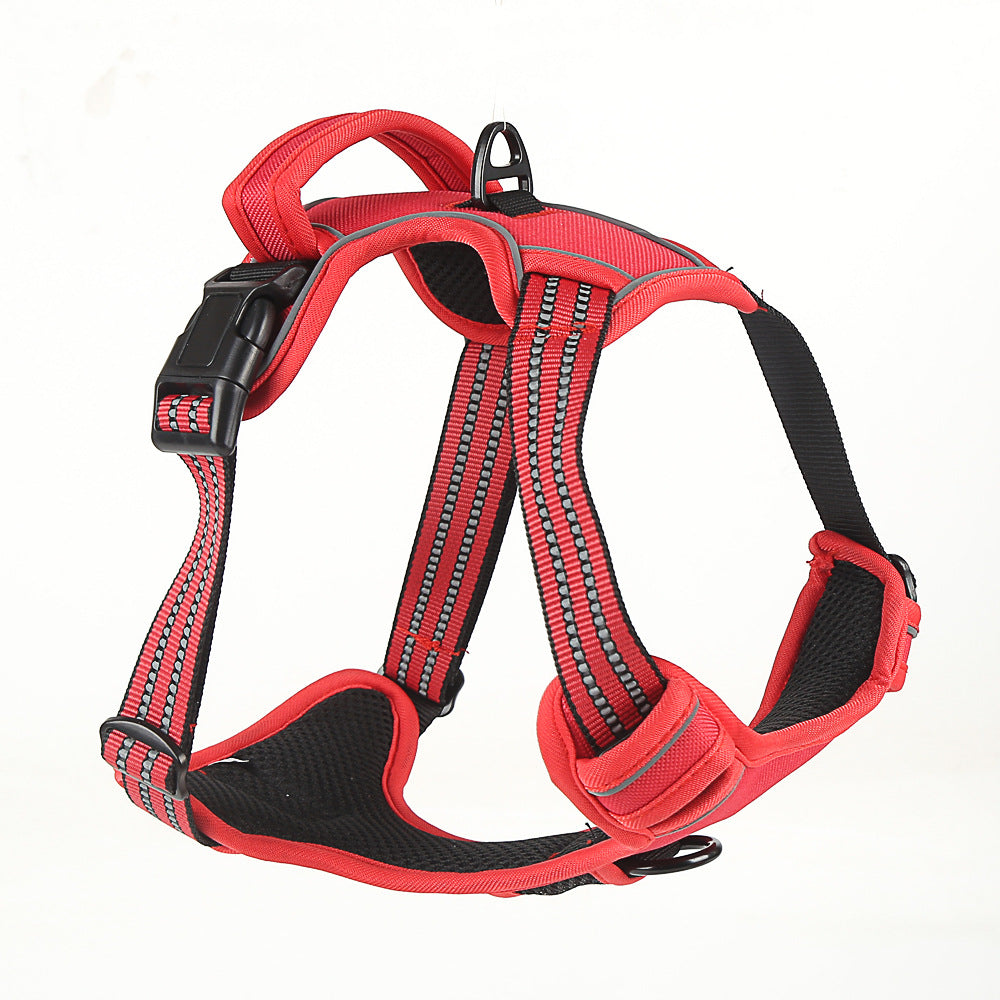 No Pull Dog Harness - Breathable Reflective Pet Harness Vest