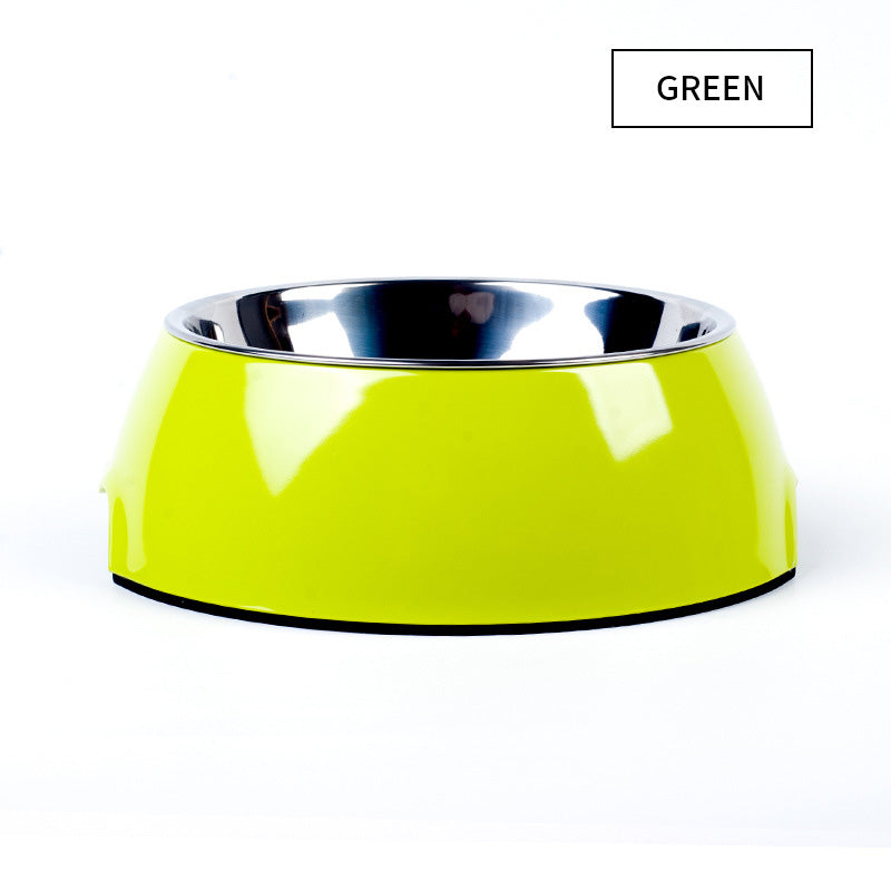 Stylish Pet Bowl with a Stainless Steel Inner Bowl