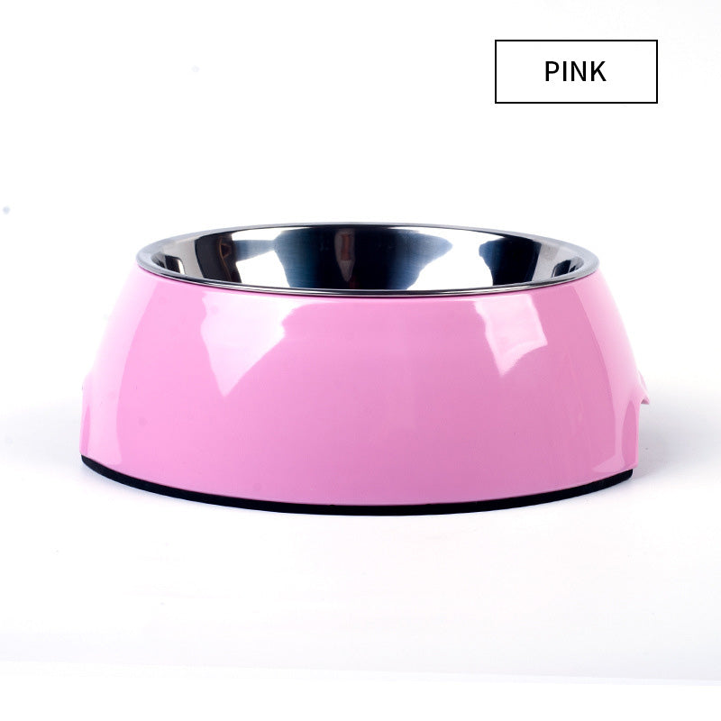 Stylish Pet Bowl with a Stainless Steel Inner Bowl