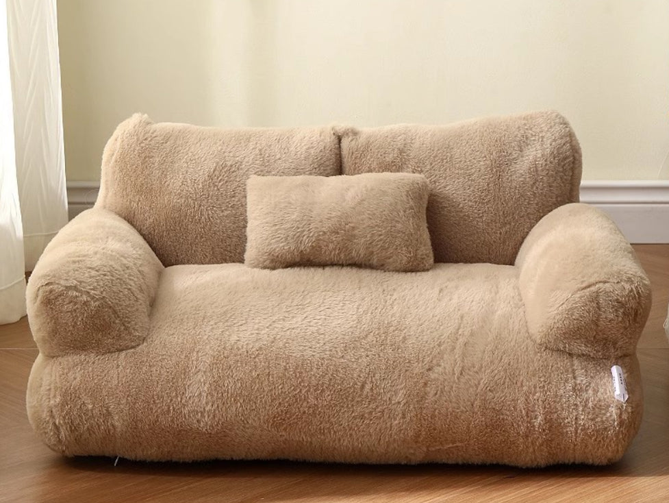 Luxury Pet Sofa & Bed with Pillow- Sizes M / L / XL / XXL