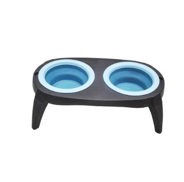 Pet Feeder - Folding Double Bowl