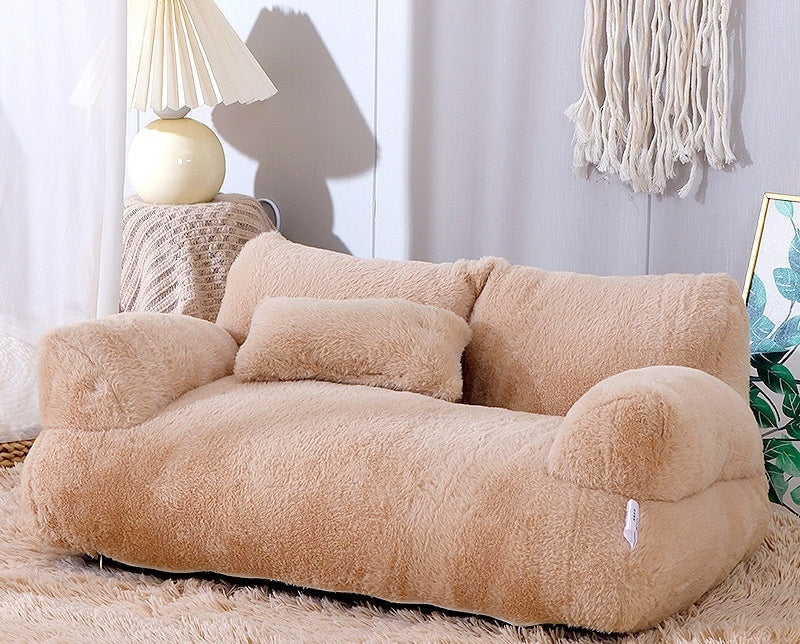 Luxury Pet Sofa & Bed with Pillow- Sizes M / L / XL / XXL