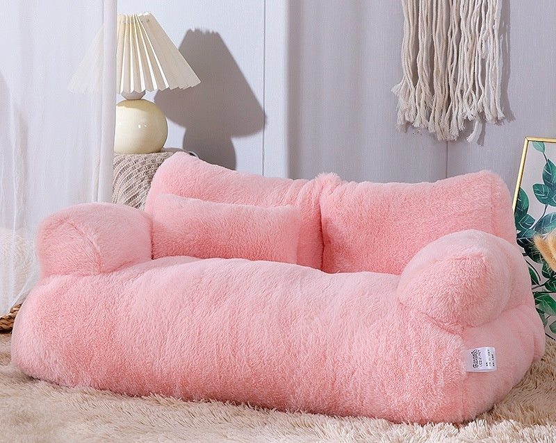 Luxury Pet Sofa & Bed with Pillow- Sizes M / L / XL / XXL