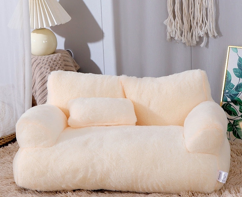 Luxury Pet Sofa & Bed with Pillow- Sizes M / L / XL / XXL