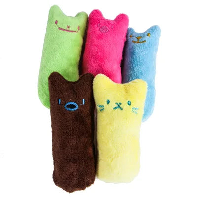 Catnip Toy - Teeth Grinding Catnip Toys, Interactive Plush Cat Toy