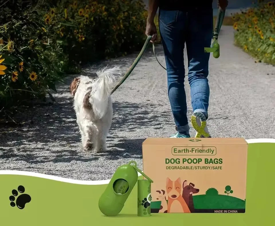 Biodegradable Dog Poop Bags - Biobased Degradable Scented Poo Bags Bio Degradable