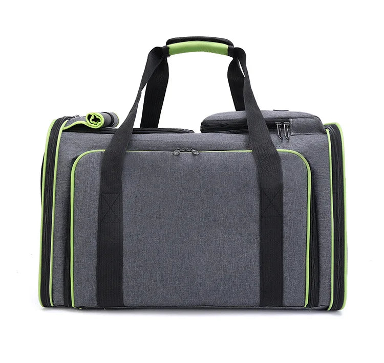 Expandable Pet Carrier - Soft Sided Dog or Cat Carrier Bag