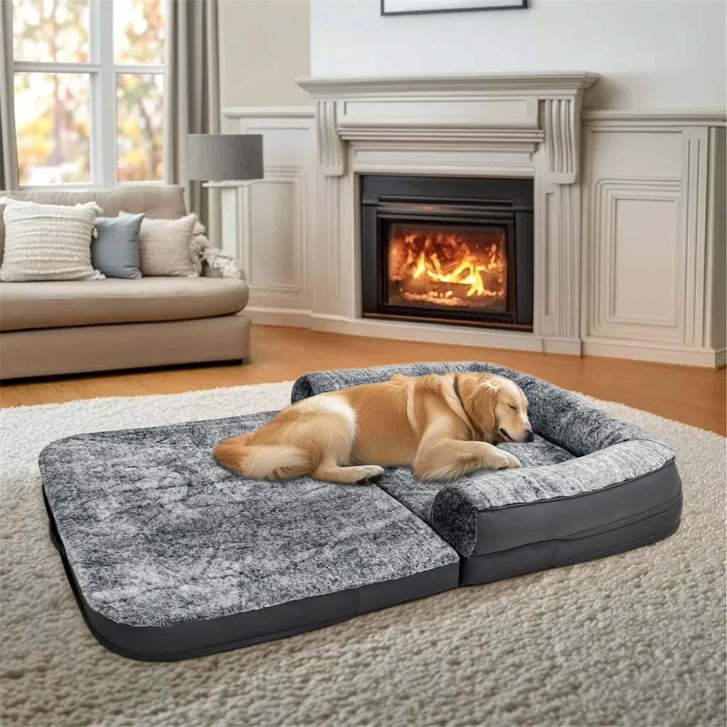 Giant Foldable Dog Bed and Sofa - Just add Cuddles