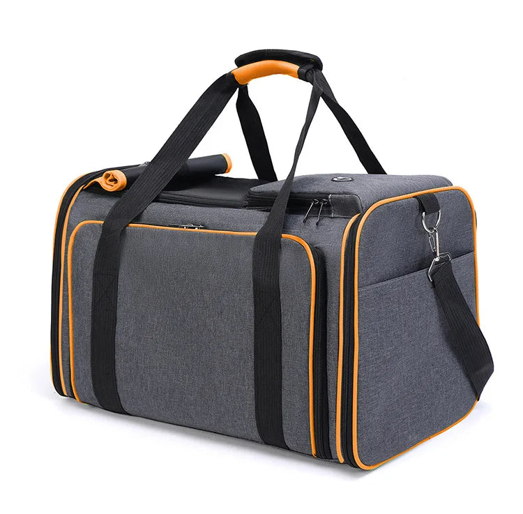 Expandable Pet Carrier - Soft Sided Dog or Cat Carrier Bag