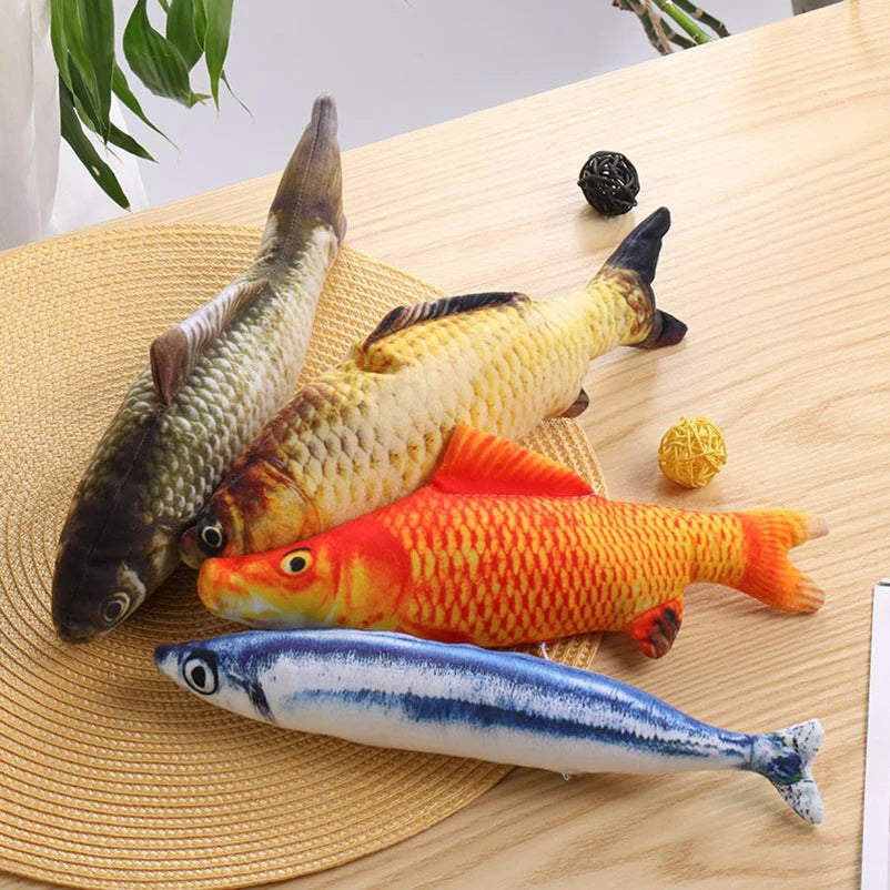 Cat fish catnip toy - Various fish types