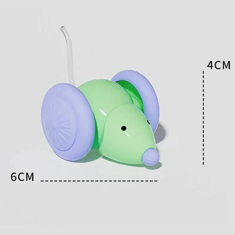 Electric Mouse Pet toys Interactive Cat Toy - Automatically Teases your Cat - Intelligent Obstacle Avoidance - Rechargeable Pet Products