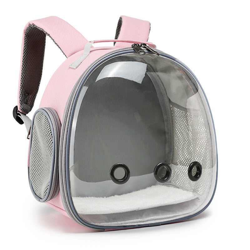 Pet Backpack with Clear Window - Carrier / Holder - 600D Oxford fabric