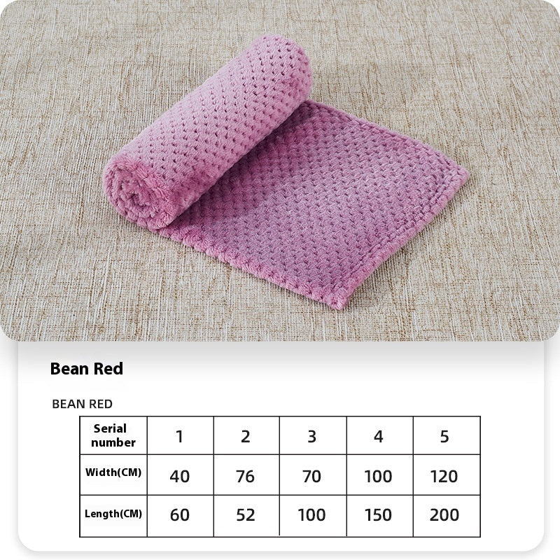 Fleece Pet Blanket / Throw - Various Sizes & Colours