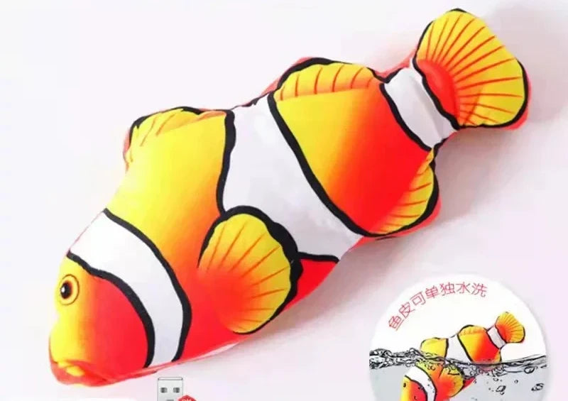 Interactive Moving Fish Cat Toy - Simulates real fish movements