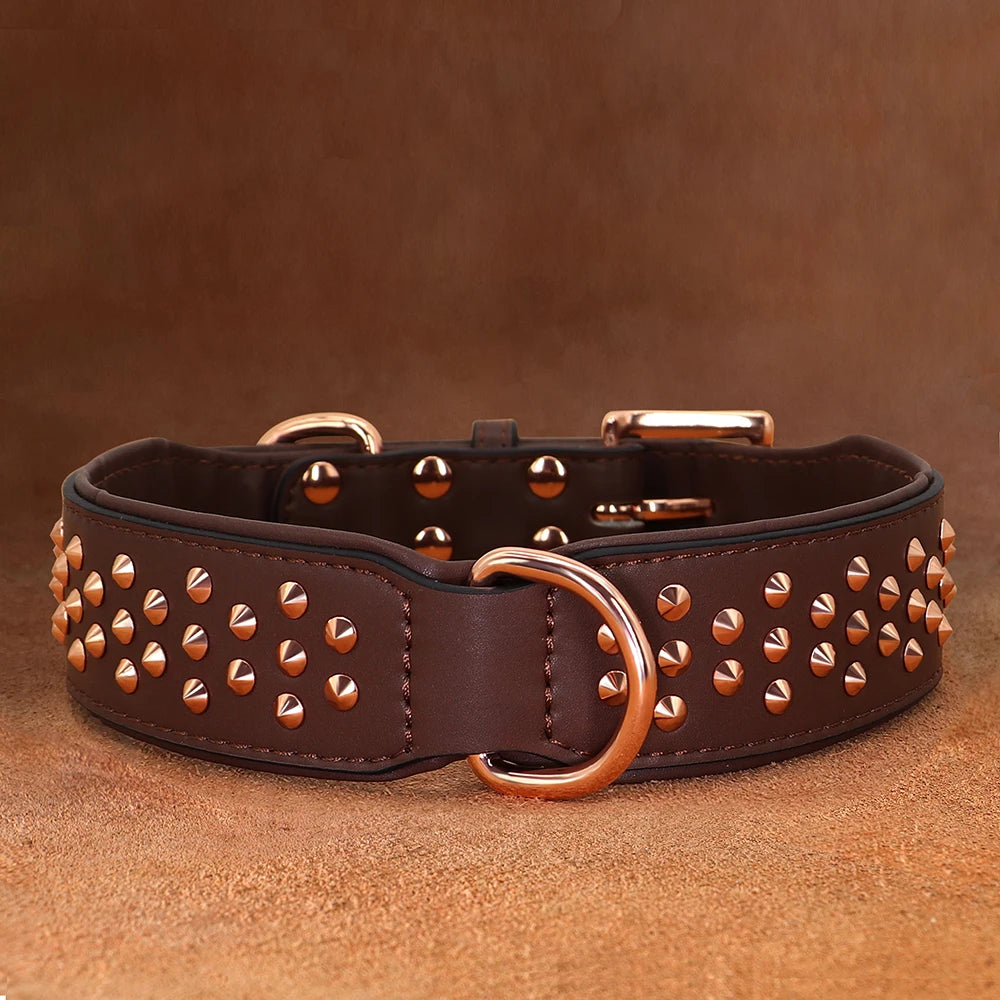 High Quality Studded Leather Dog Collar