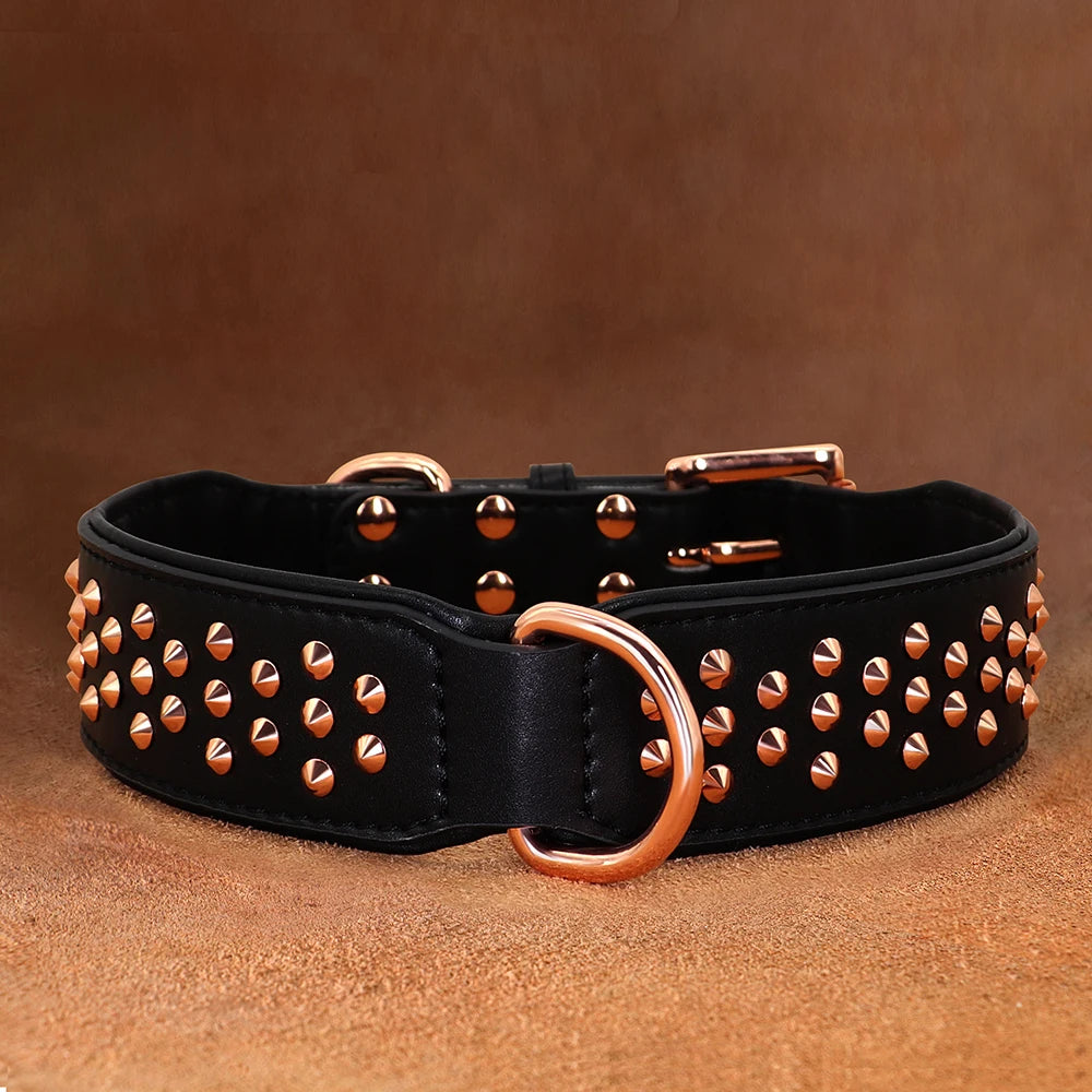 High Quality Studded Leather Dog Collar